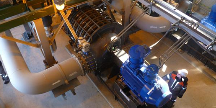 Centrifugal blower model 600 with impellers 9311 (efficiency > 80 %)