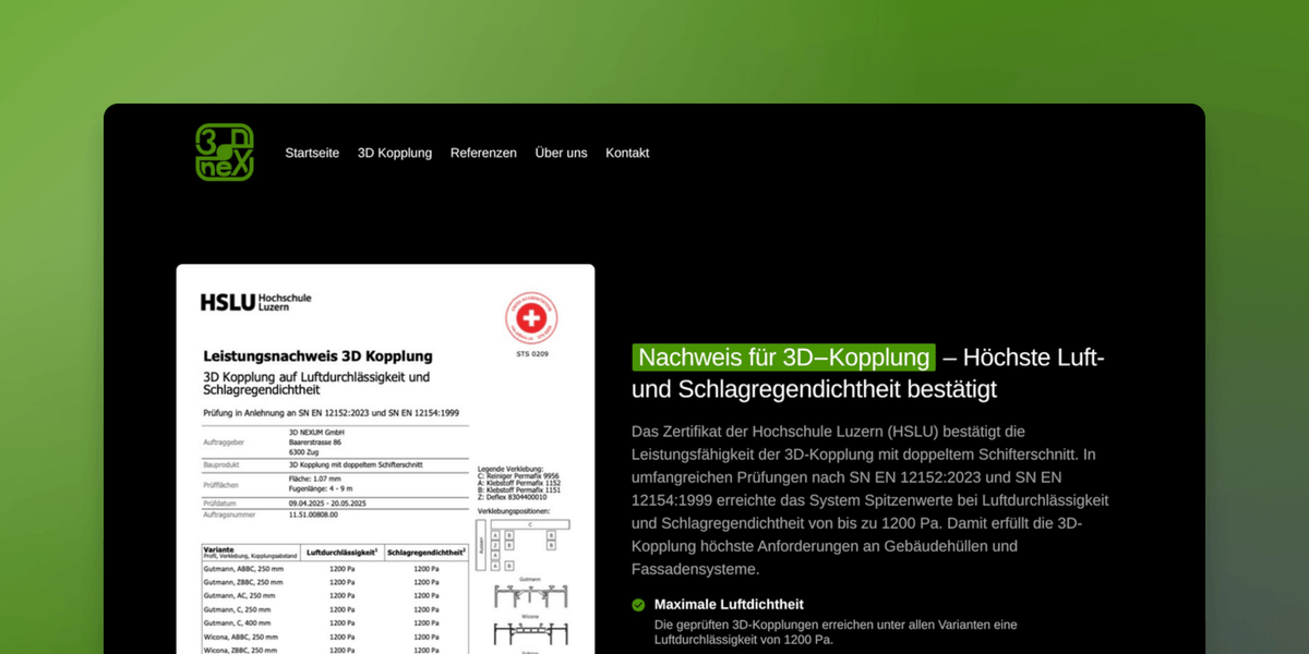 3D NEXUM – Fertigung
