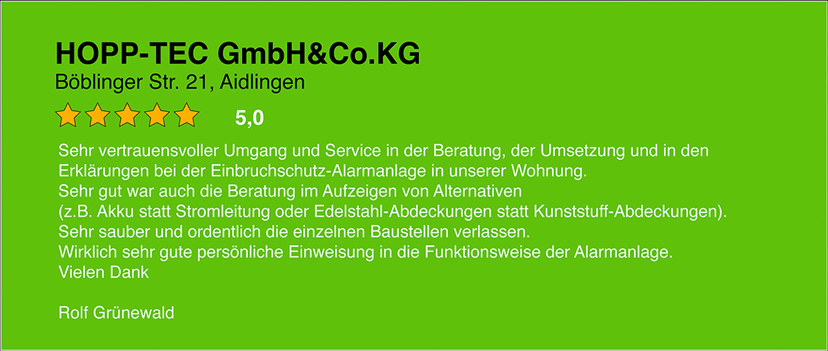 Kundenstimme