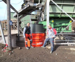 Projektabschluss mit Sandvik