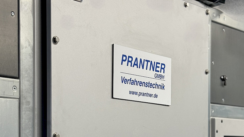 Typenschild einer Prantner-Anlage