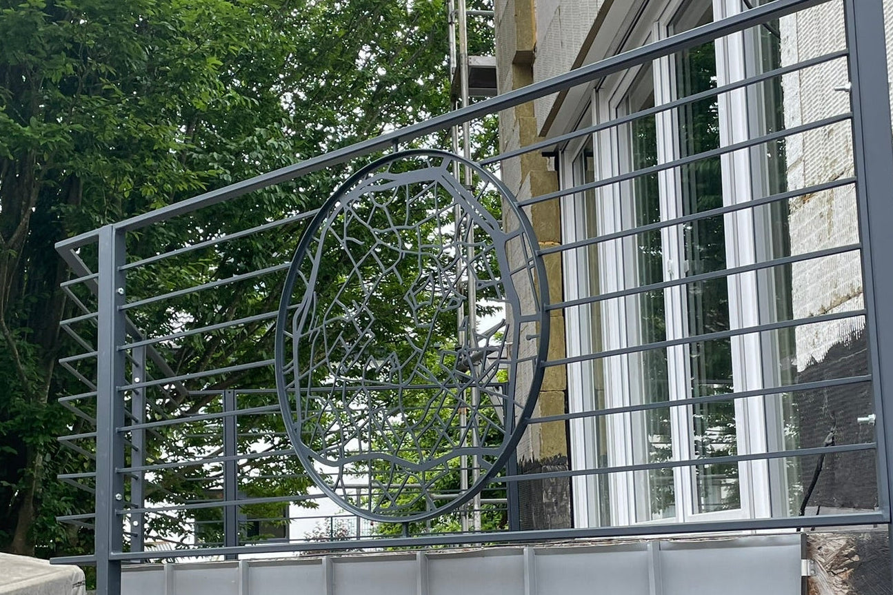 Stadtplan-Geländer