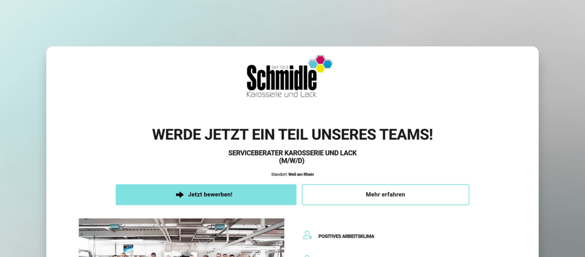 Karosserie Schmidle – Fertigung