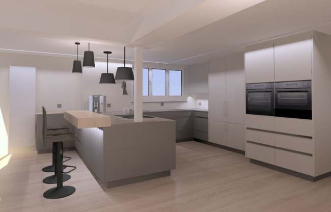 Innenarchitektur-Planung