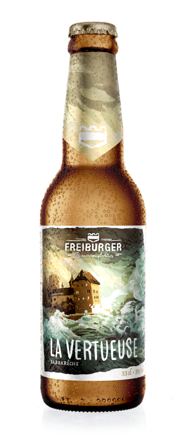 La Vertueuse – Blonde beer with CBD and oat flakes