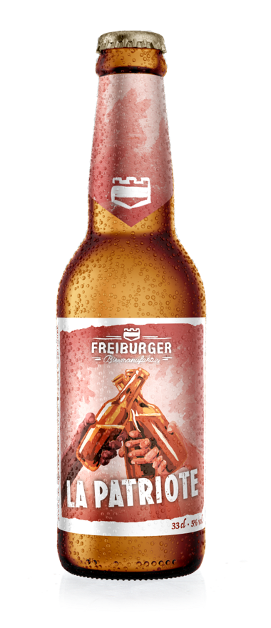 La Patriote – Blonde lager beer, 5 % vol.