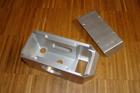 Industrial housing made of aluminium