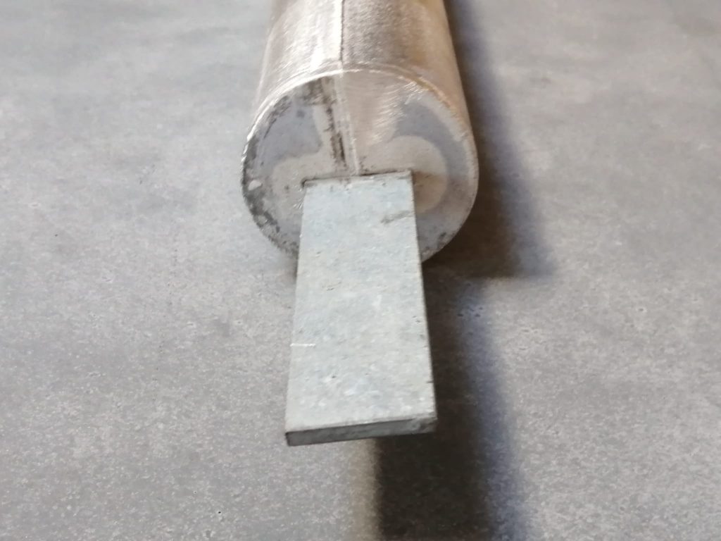 Cast-welded assembly