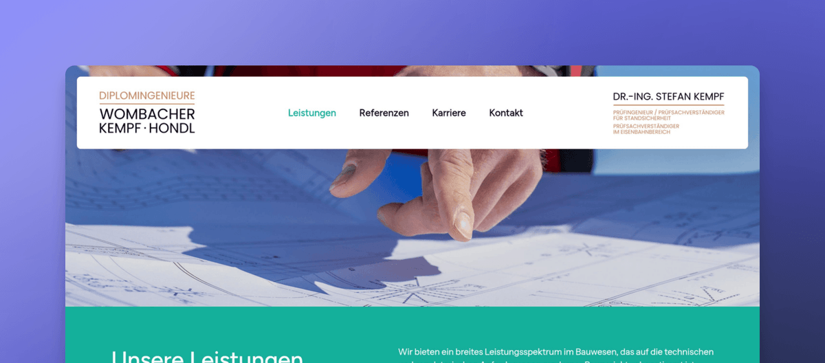 Wombacher Kempf Hondl – Fertigung