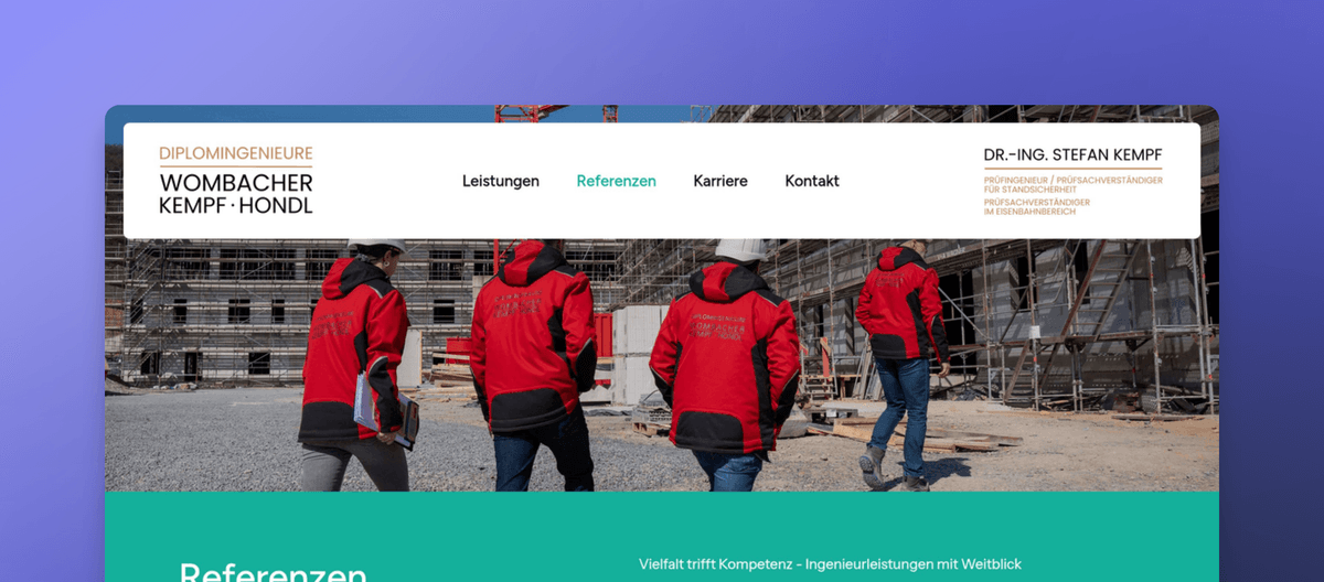 Projektbereich Ingenieurbau