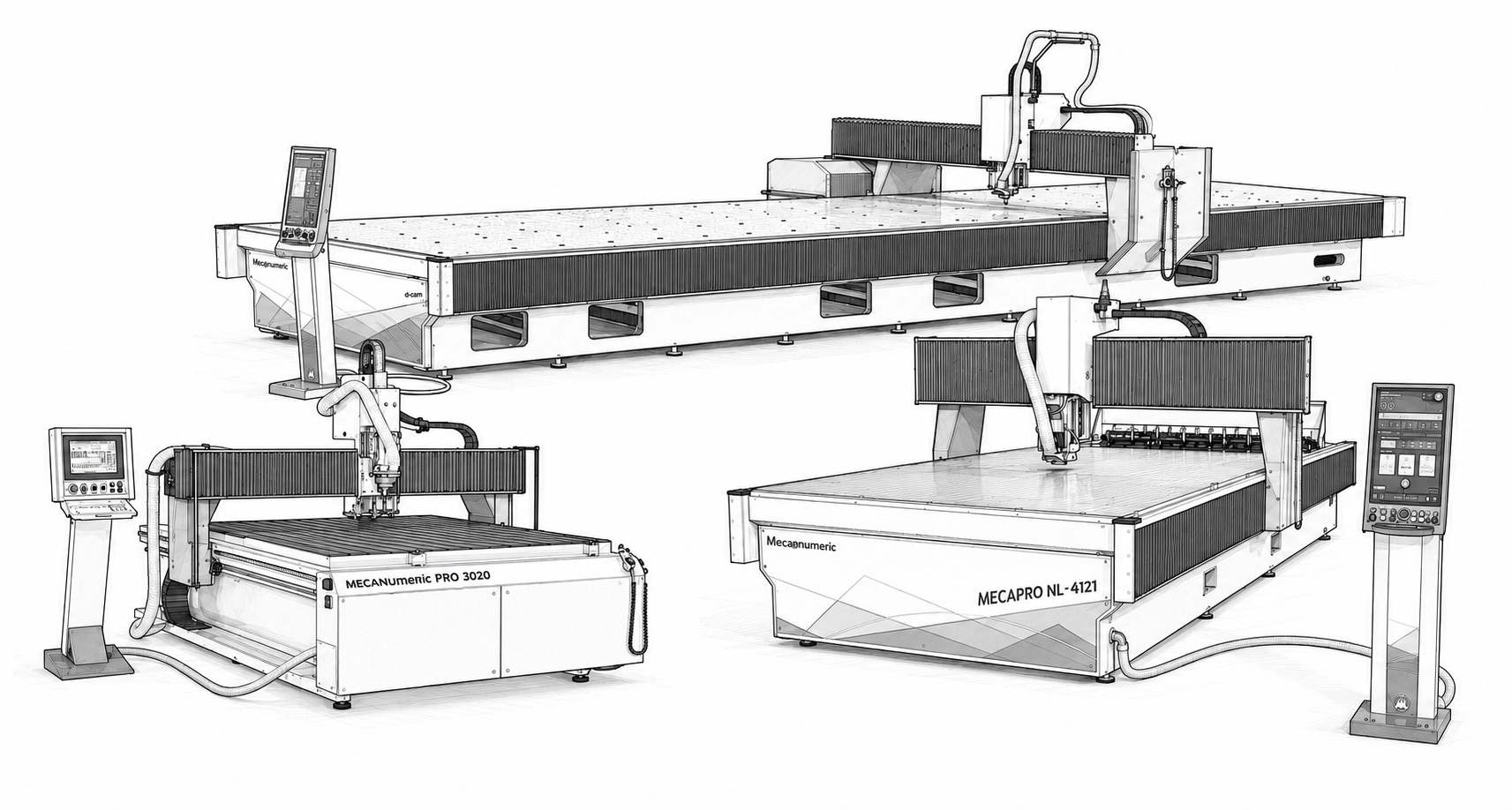 Mecanumeric Portalmaschine