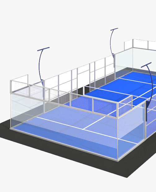 Padelplatz-Modell HYBRID
