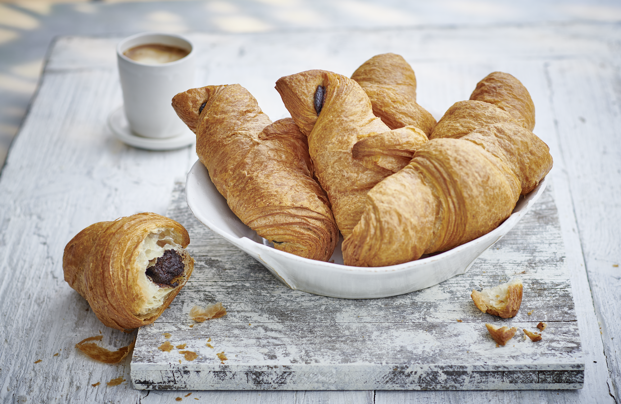 Croissants (laminated yeast doughs)