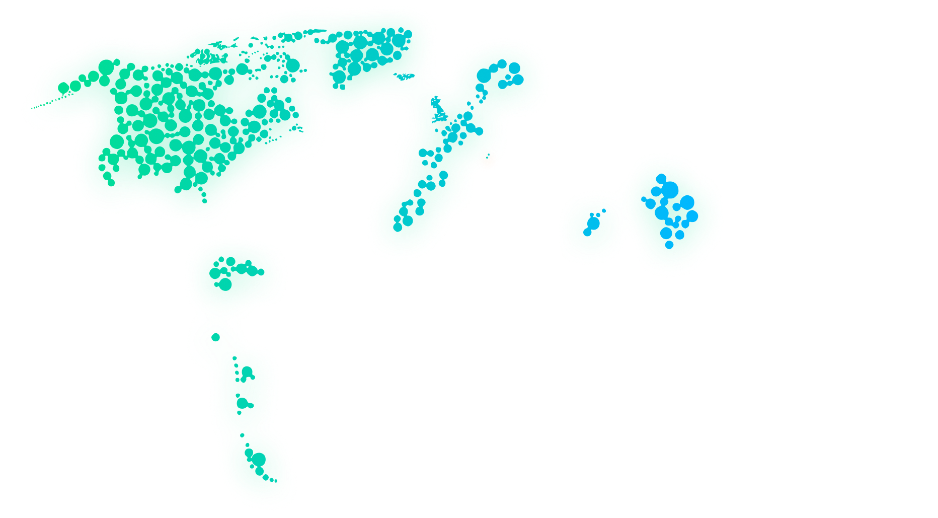 Map of locations 2026