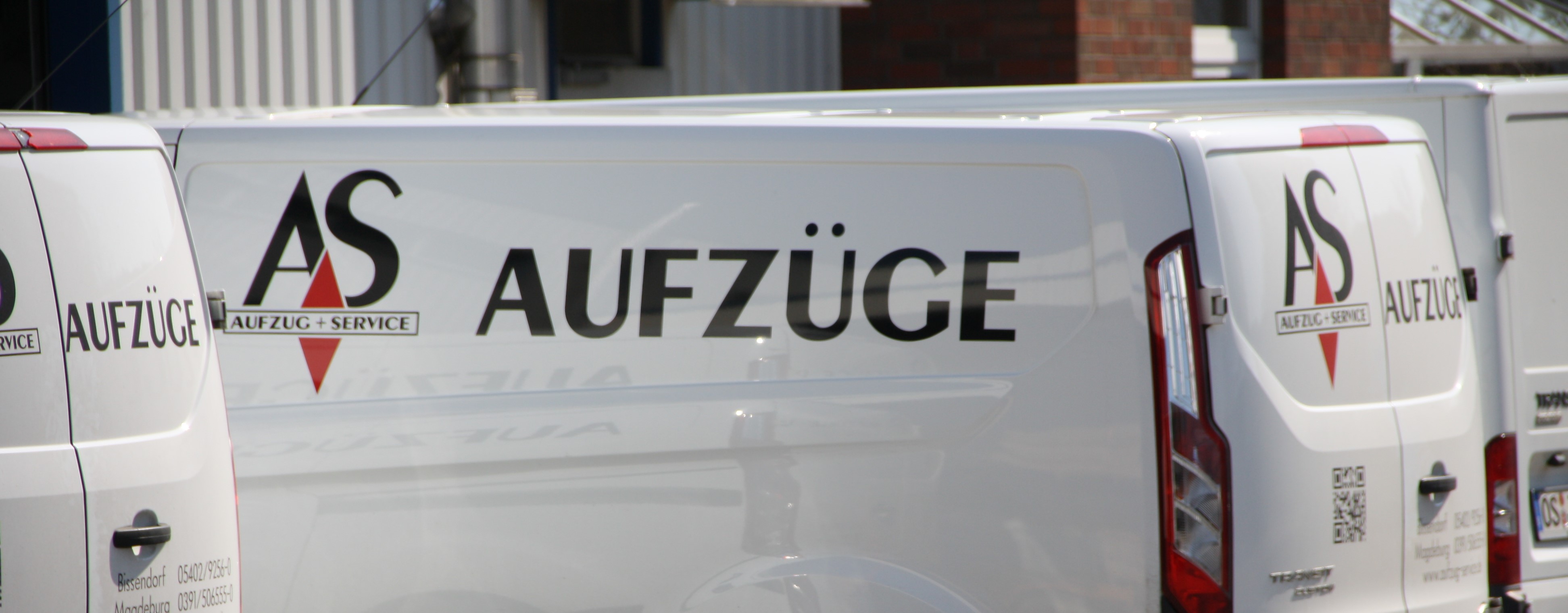 Ausgeführter Aufzugsbau