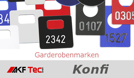 Garderobenmarken