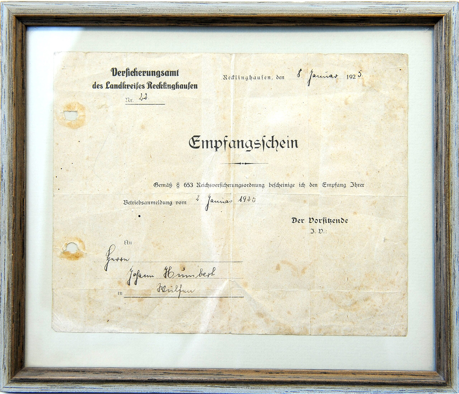 Humbert – Fertigung
