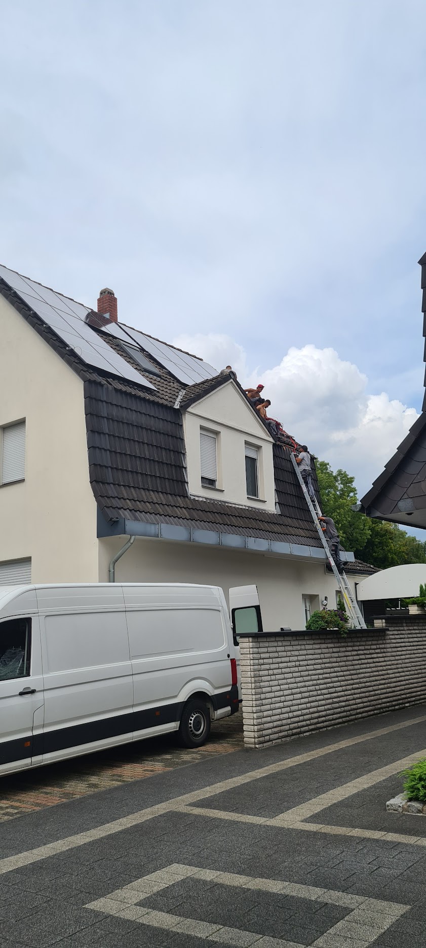 Montage einer Photovoltaikanlage
