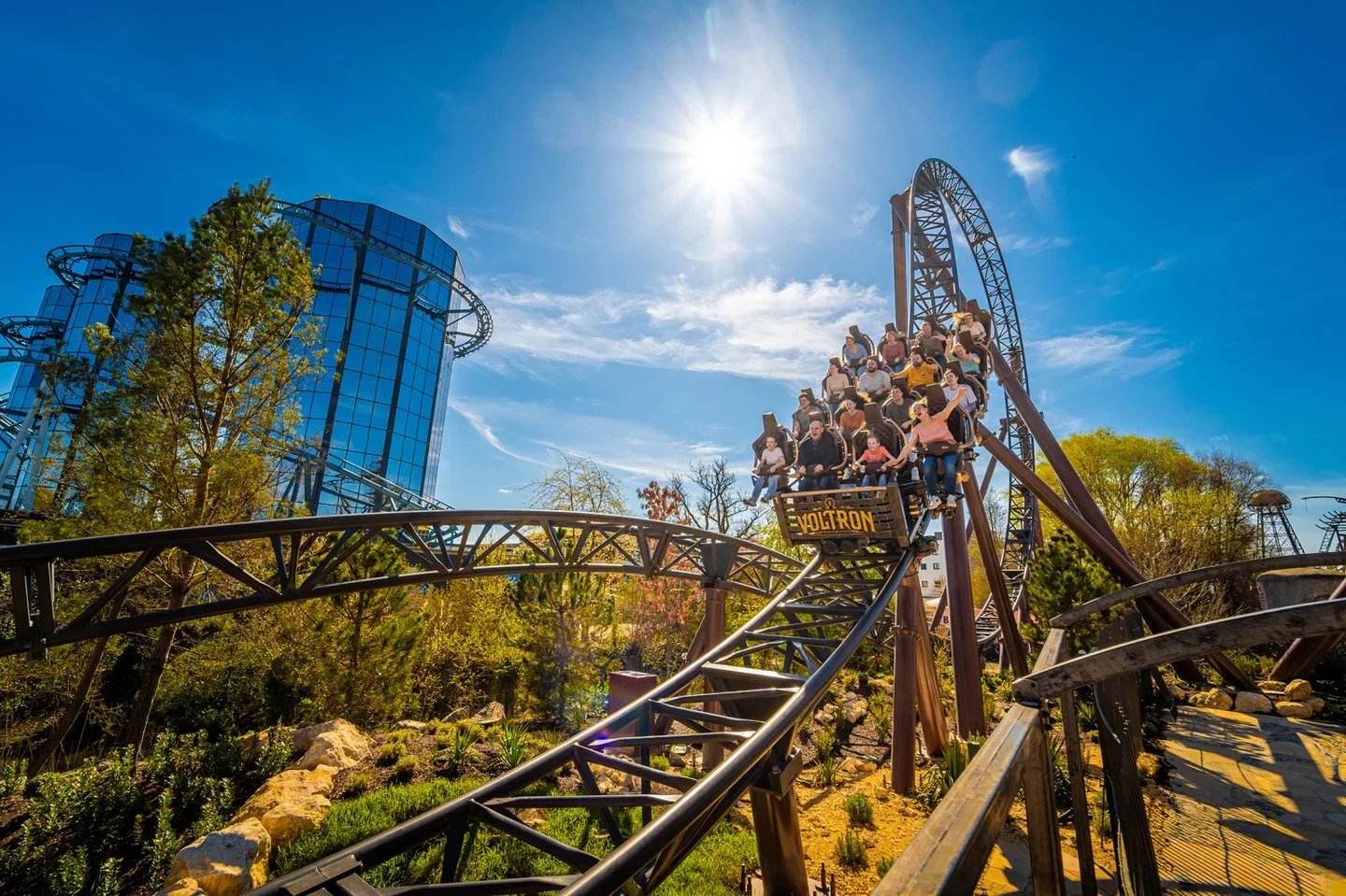 Achterbahn Voltron im Europa-Park