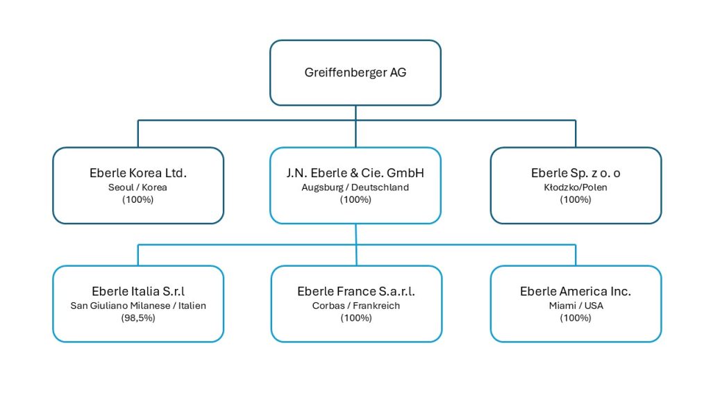 Structure of the corporate group