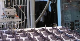 Robotsystem mit Linearroboter (Demag) in der Spritzerei