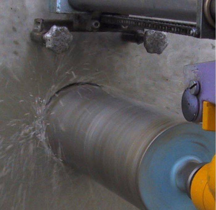 Core drilling, fire protection, cleaning