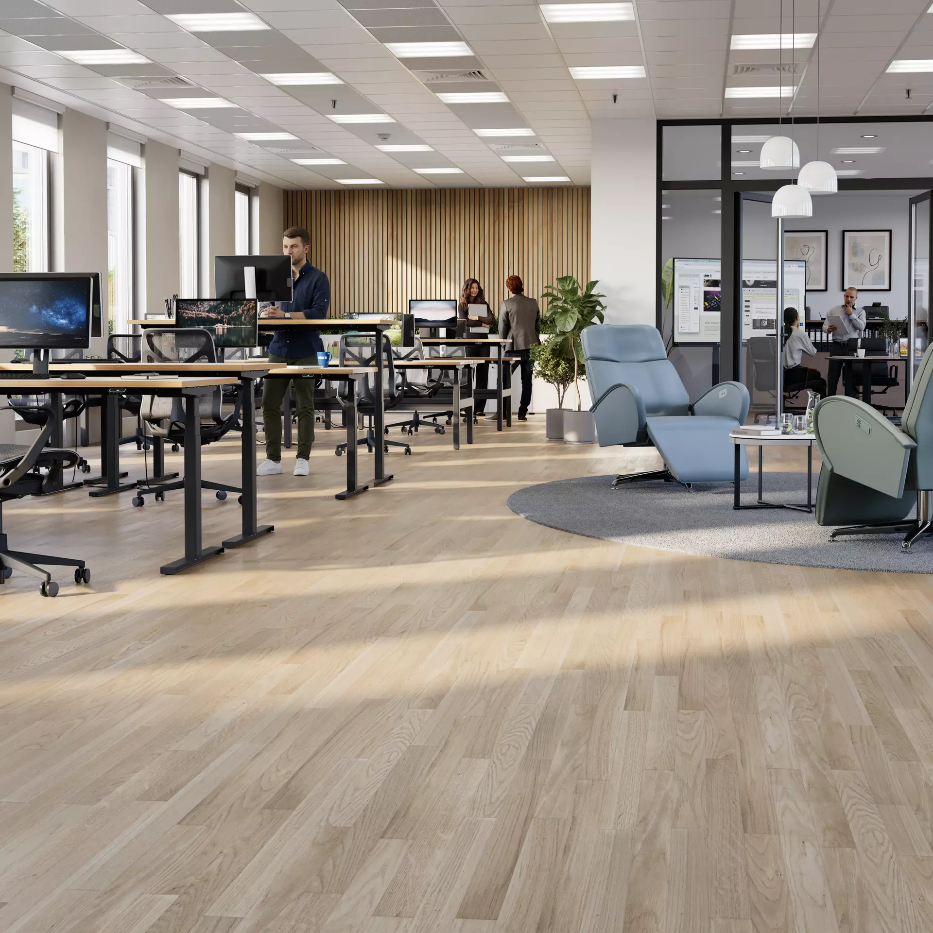 Hubkolonnensysteme für höhenverstellbare Schreibtische