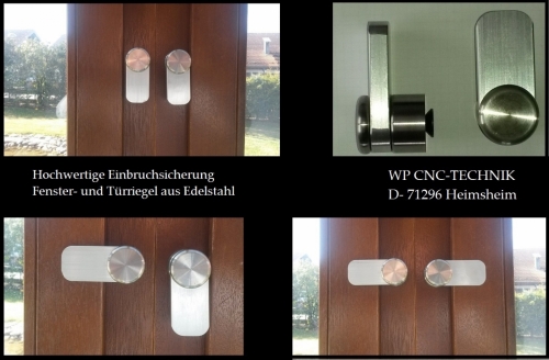 Sicherheitsbeschläge, Tür- und Fensterriegel