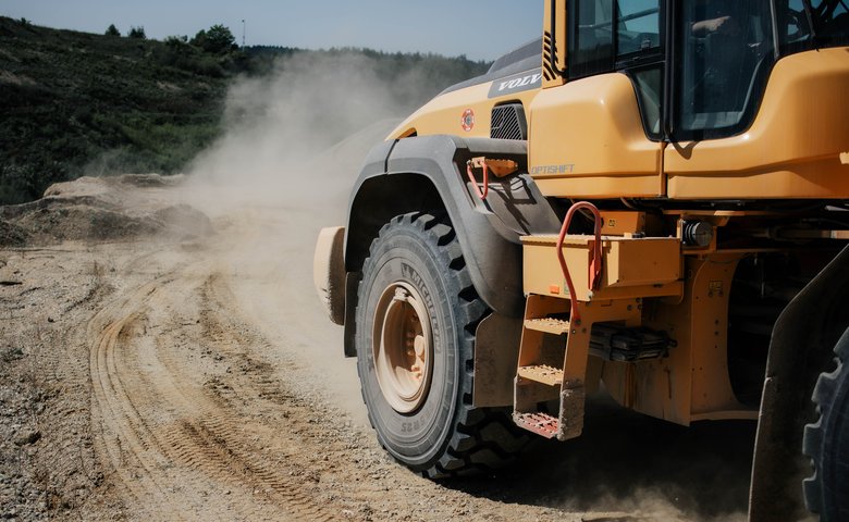 Materialaufbereitung im Kieswerk