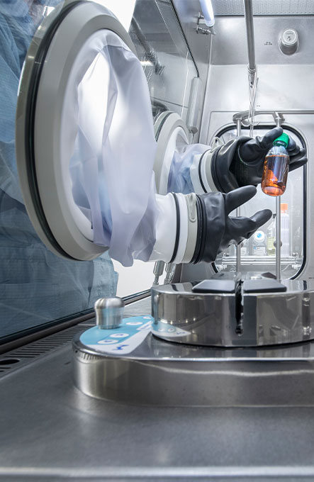 Isolator für Sterilitätstests