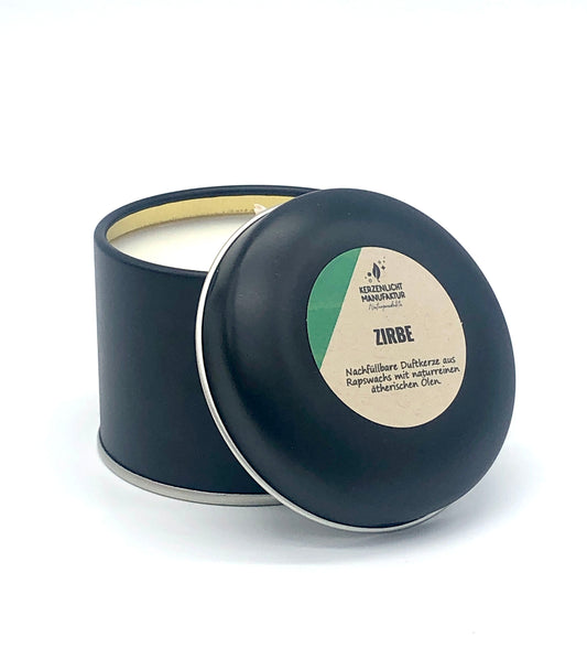 ZIRBE (stone pine) scented candle, 30 h burn time