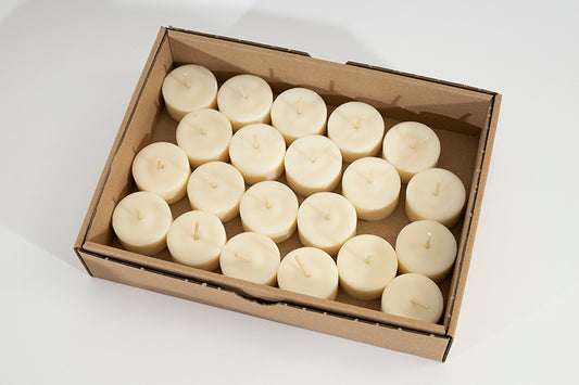 Soy wax scented tea lights, 12 pieces