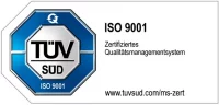 TÜV-Zertifizierung ISO 9001:2015 der thermoPre ENGINEERING GmbH