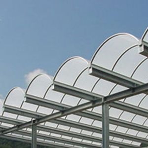 Carport mit Glaseindeckung