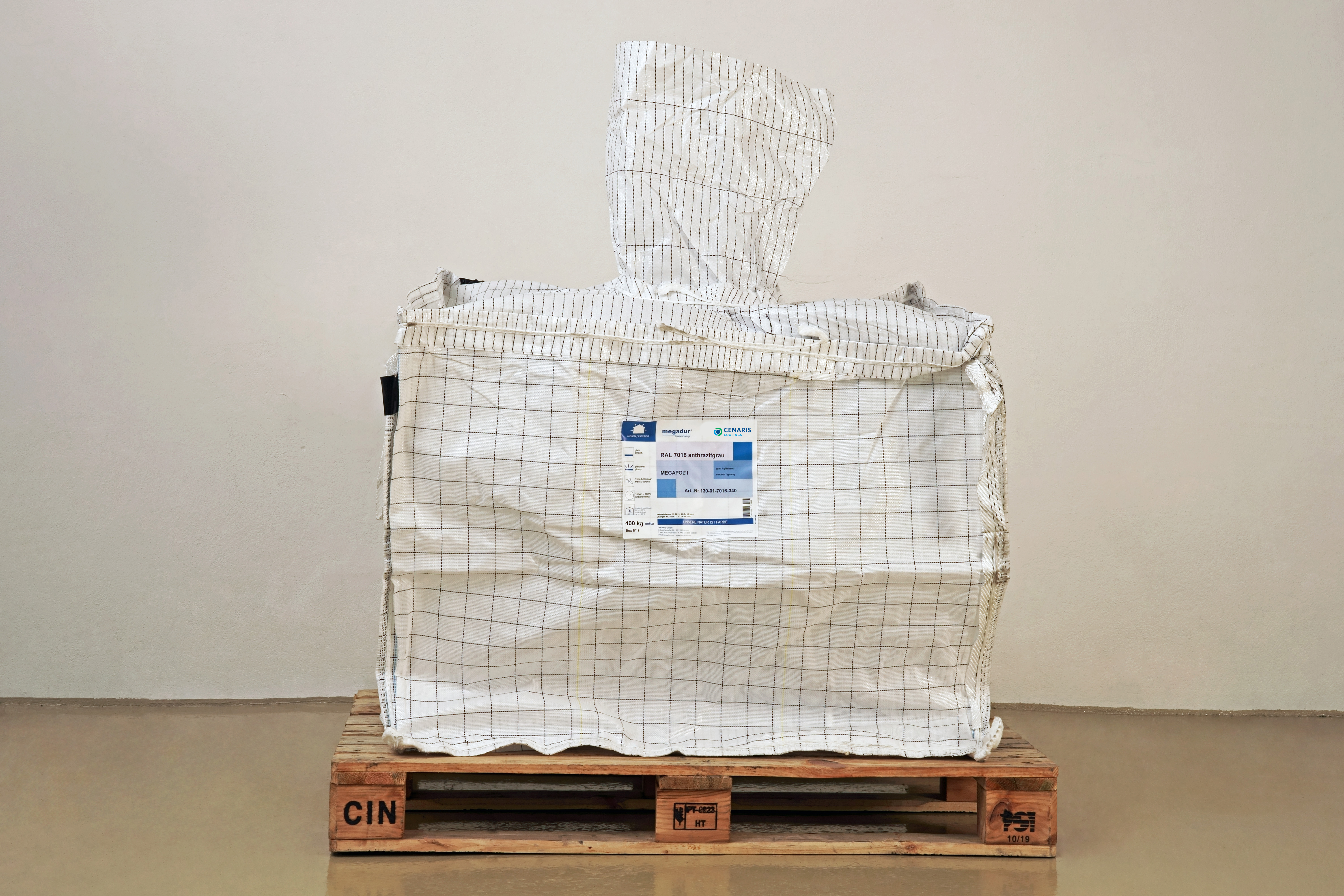 Big Bag im Pulverlack-Lager