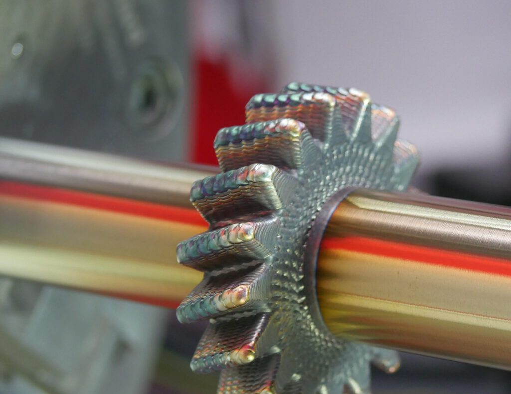 Additive Fertigung eines Zahnrades