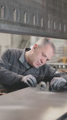 Cold-bent sheet metal parts