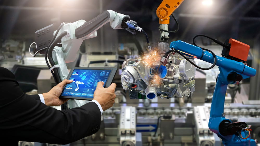 Automatisierungs- und Robotik-Kontext der Demonstratoren