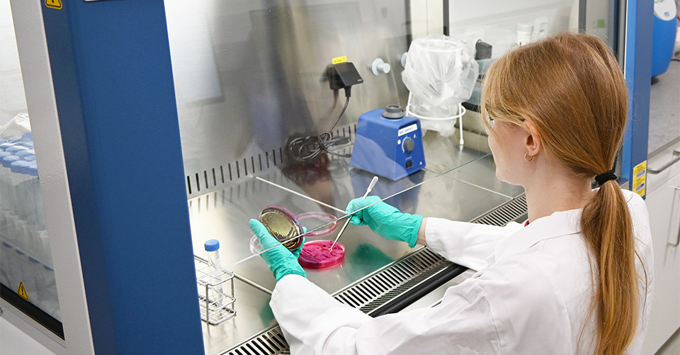Microbiology laboratory