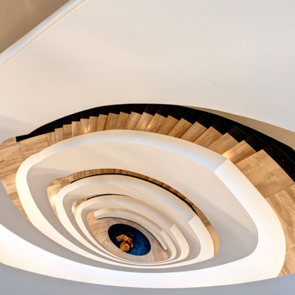 Individuell gefertigte Wendeltreppe