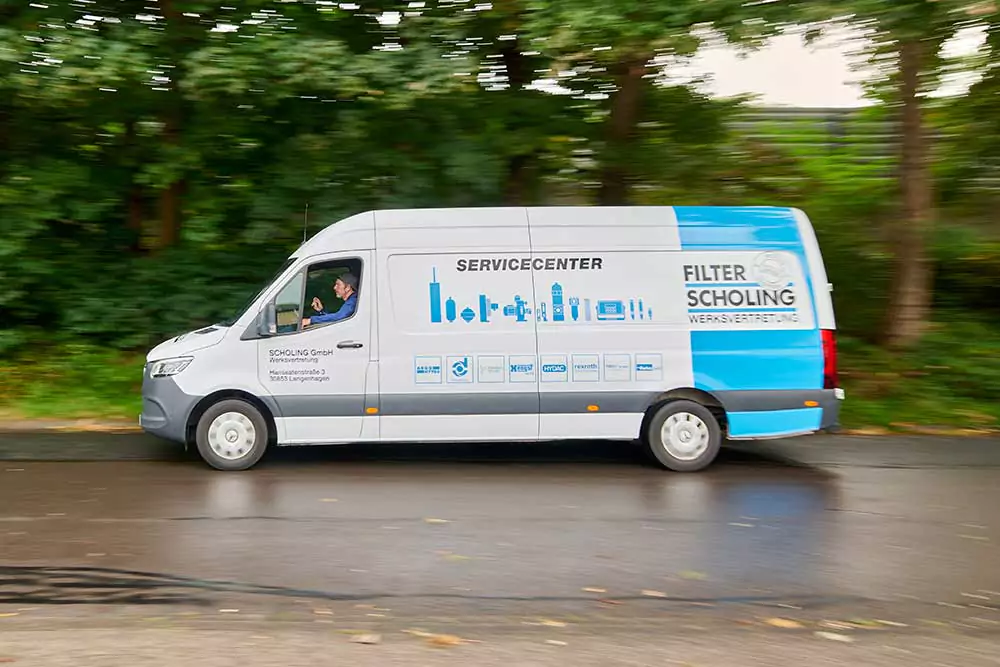 Servicefahrzeug von Filter Scholing