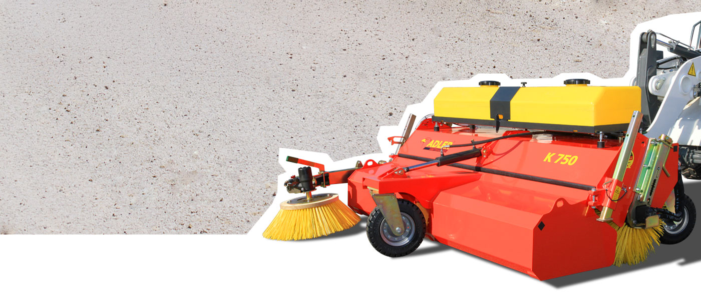 Anbau-Kehrmaschine K 450 bis K 950