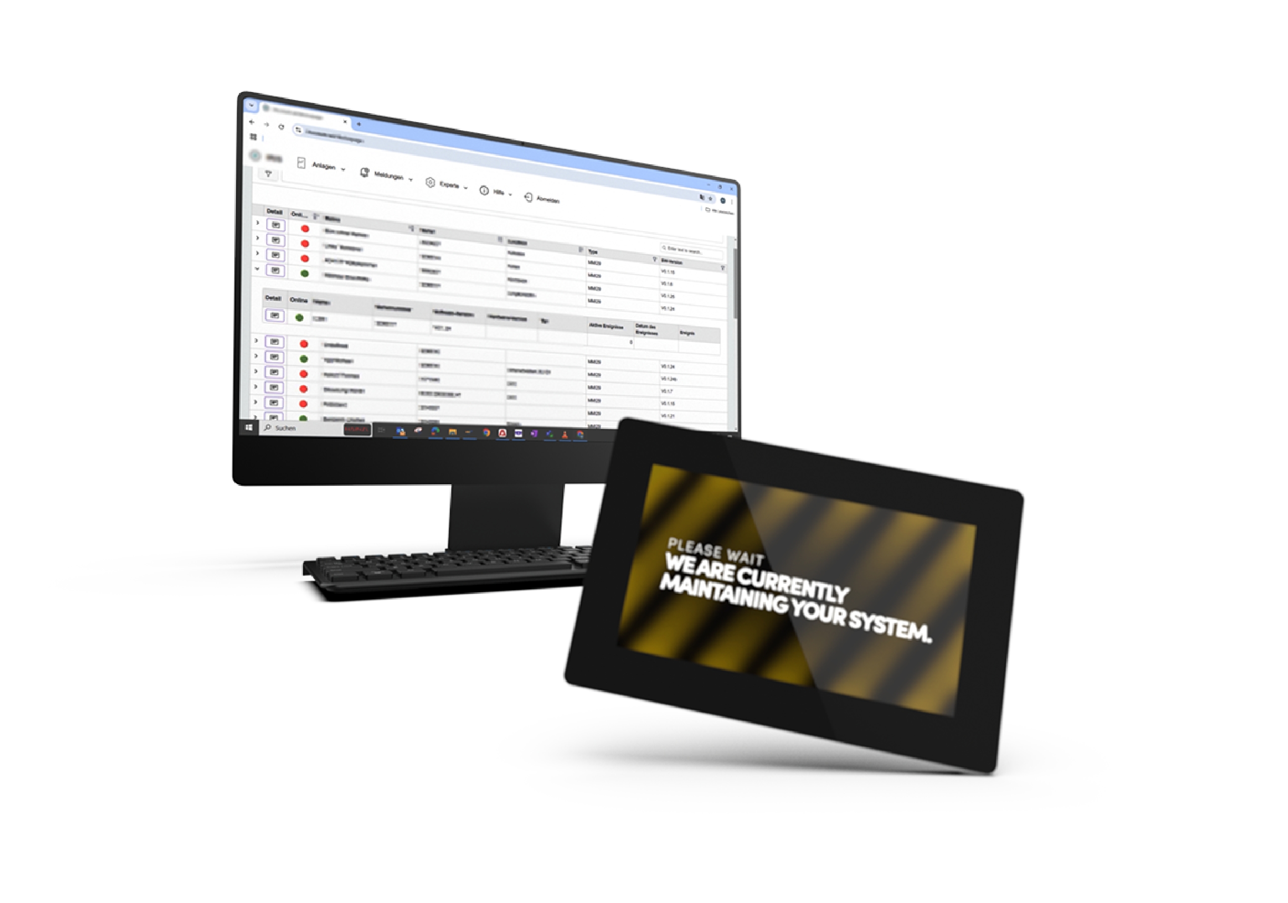Digitaler Fernwartungsservice der Embedded Systems