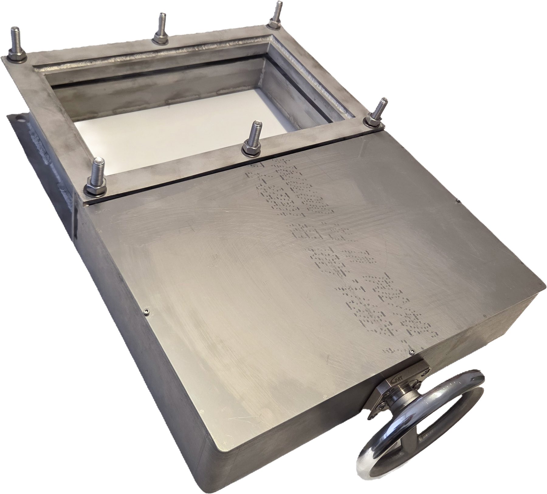 Stainless steel slide gate