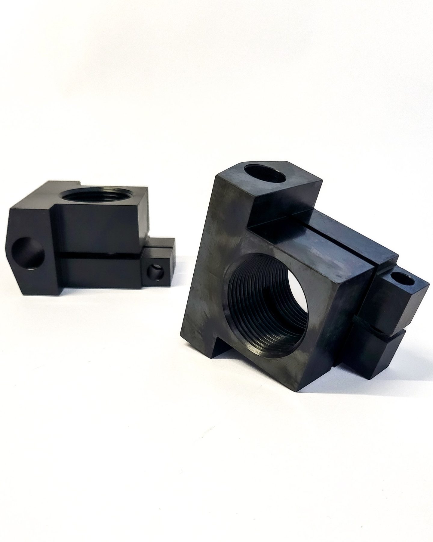 Black oxide milled parts