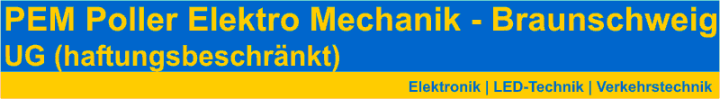 Logo PEM Poller Elektro Mechanik - Braunschweig UG (haftungsbeschränkt)