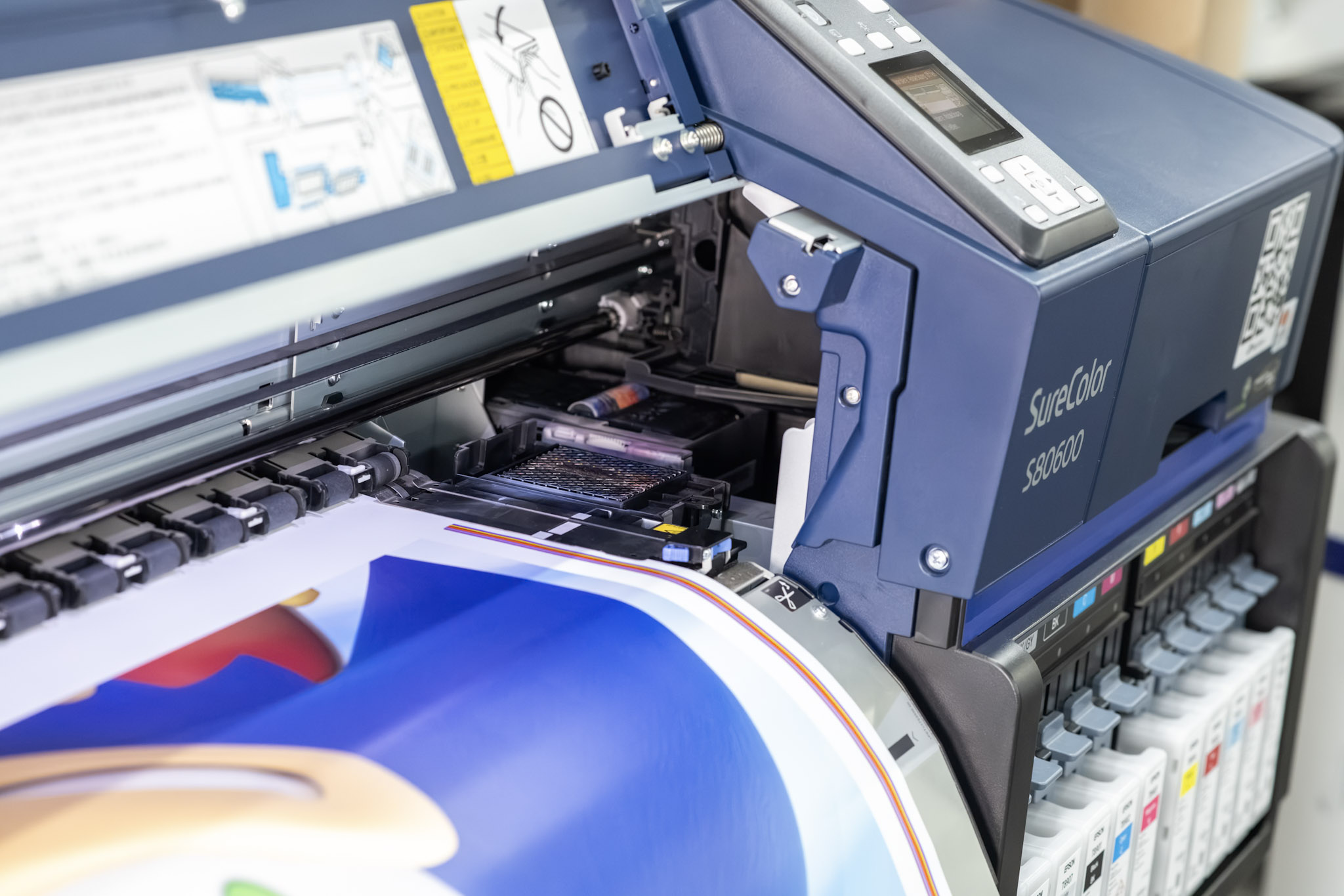 Large-format digital printing at J. Schwarz