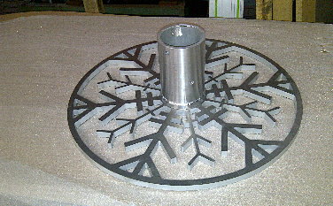 Weihnachtsbaumständer Schneeflocke