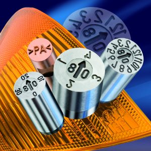 Datumstempel und Stelleinsätze