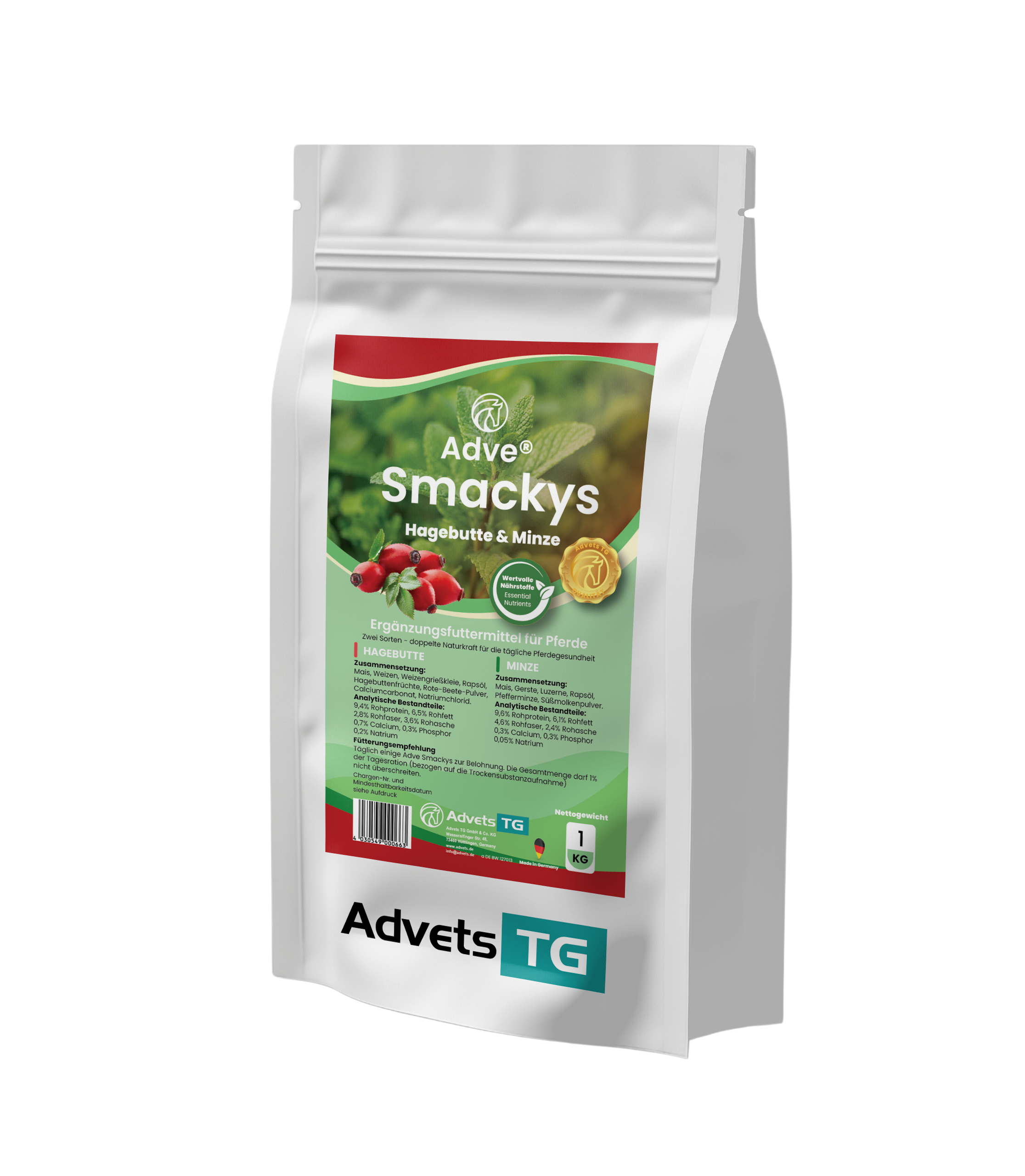 Adve® Smackys – Hagebutte & Minze